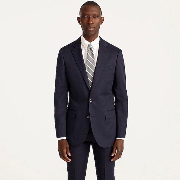 NWT J CREW LUDLOW ITALIAN CHINO BLAZER 40L NAVY SUMMER SEASON WEIGHT - Picture 6 of 10